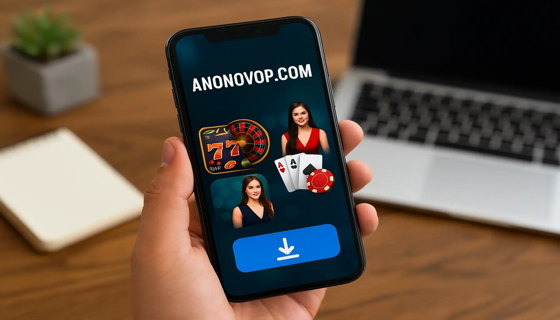 Baixar o ANONOVOPG.COM Cassino App